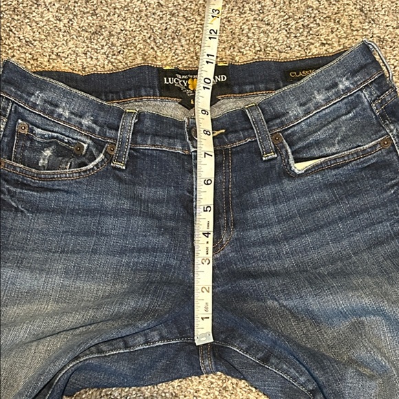 Lucky Brand Women's Dark Blue Classic Rider Jeans 4/27 - Picture 5 of 6